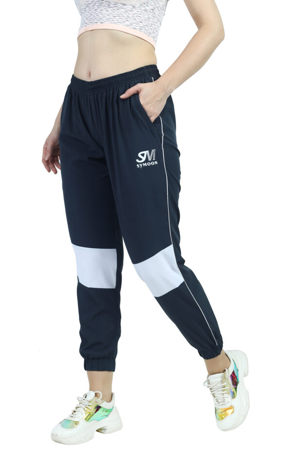 Women's Loose Fit Track Pants Navy Blue