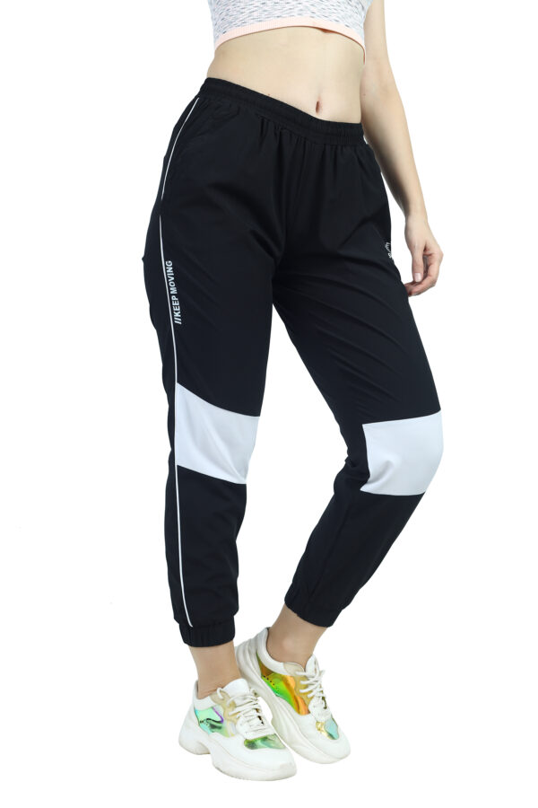 Women's Loose Fit Track Pants Black