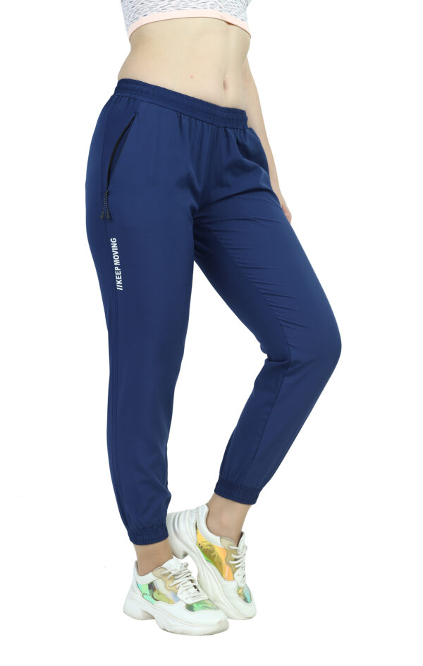 Women's Loose Fit Track Pants Blue