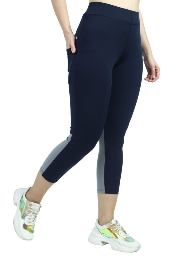 Women's Tight Fit Track Pants Navy Blue