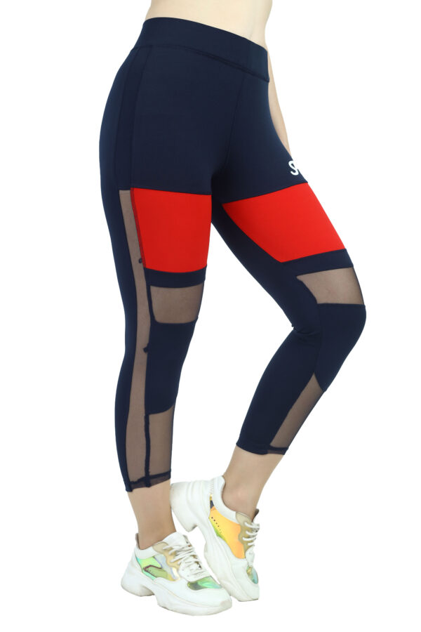 Women's Net Yoga Pants Blue