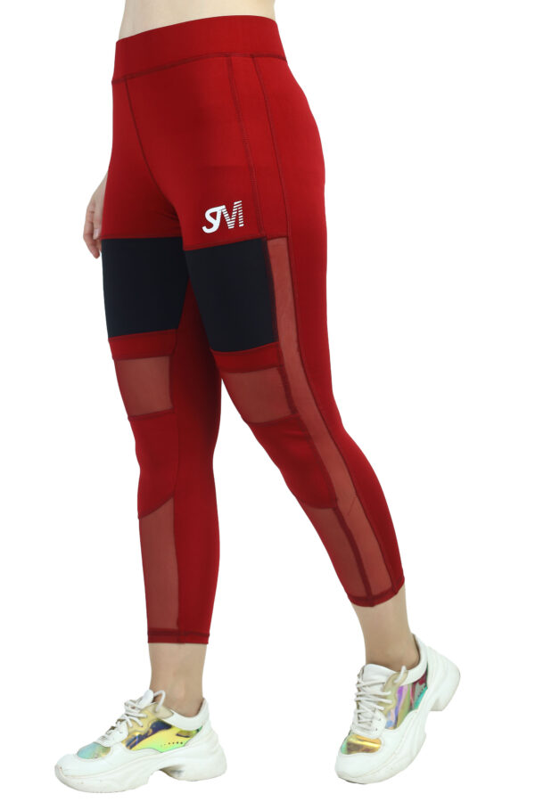 Women's Net Yoga Pants Red