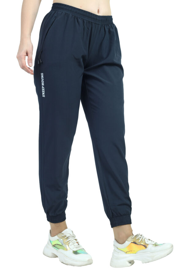 Women's Loose Fit Track Pants Navy Blue